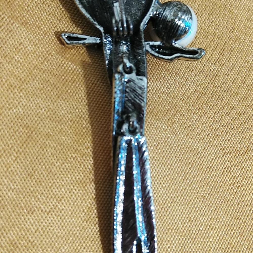 Parrot Freshwater Pearl Brooch Pin NWOT - Picture 8 of 9